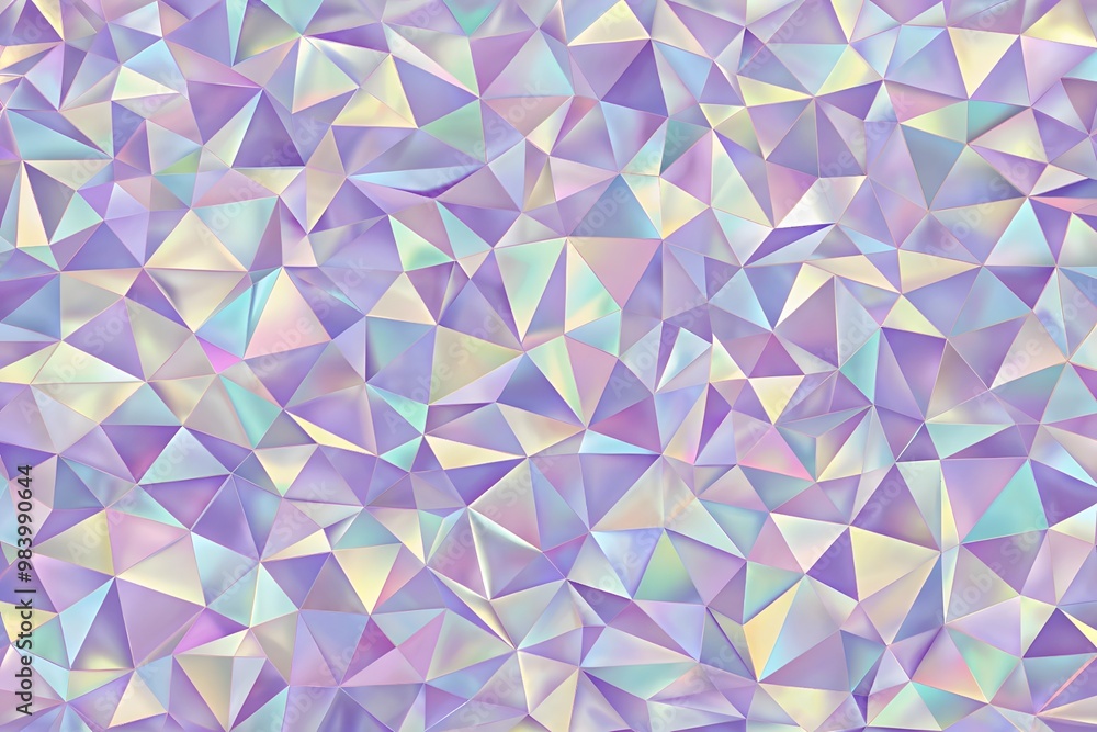 Seamless iridescent triangle pattern for surface pattern print. Blue and purple holographic vivid trendy swatch. Funky contemporary graphic tile for background or textile Seamless iridescent triangle pattern for surface pattern print. Blue and purple holographic vivid trendy swatch. Funky contemporary graphic tile for background or textile