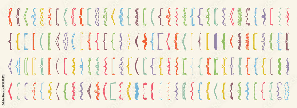 Shaded text brackets, colorful quotation box. Curly, square and corner parentheses. Vintage typographical symbol, calligraphic quote frame. Doodle, lettering element. Vector illustration Shaded text brackets, colorful quotation box. Curly, square and corner parentheses. Vintage typographical symbol, calligraphic quote frame. Doodle, lettering element. Vector illustration