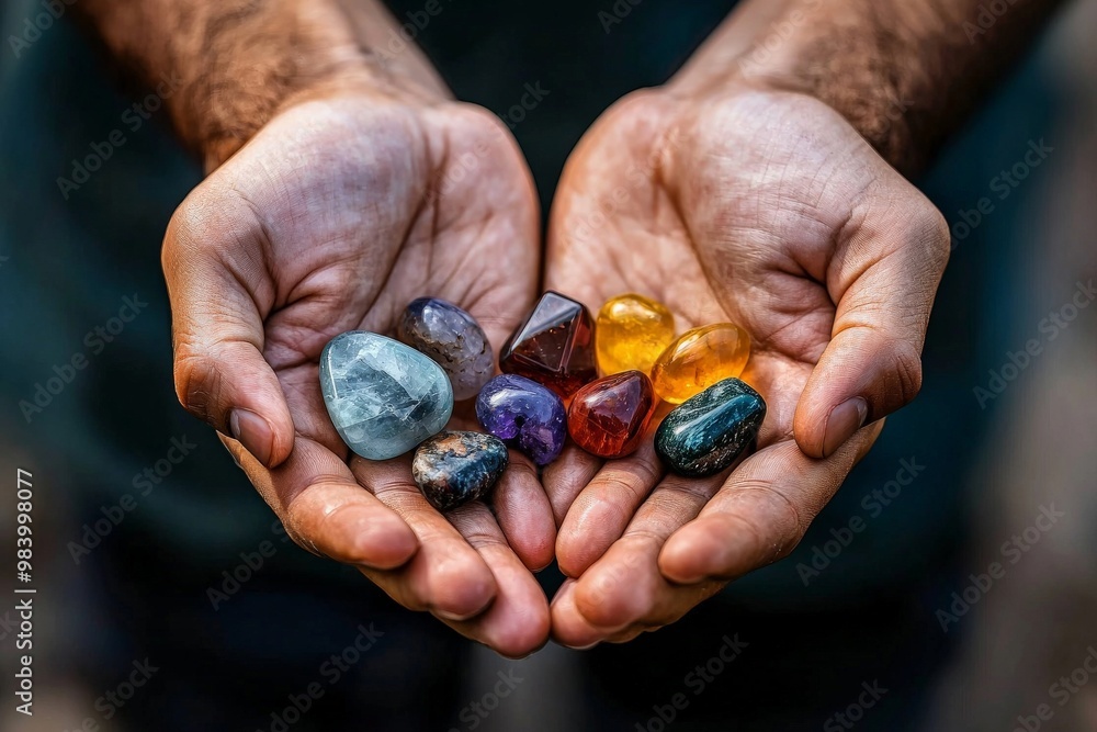 A close-up of hands holding crystals and essential oils, symbolizing the holistic approaches to treating alcohol addiction A close-up of hands holding crystals and essential oils, symbolizing the holistic approaches to treating alcohol addiction
