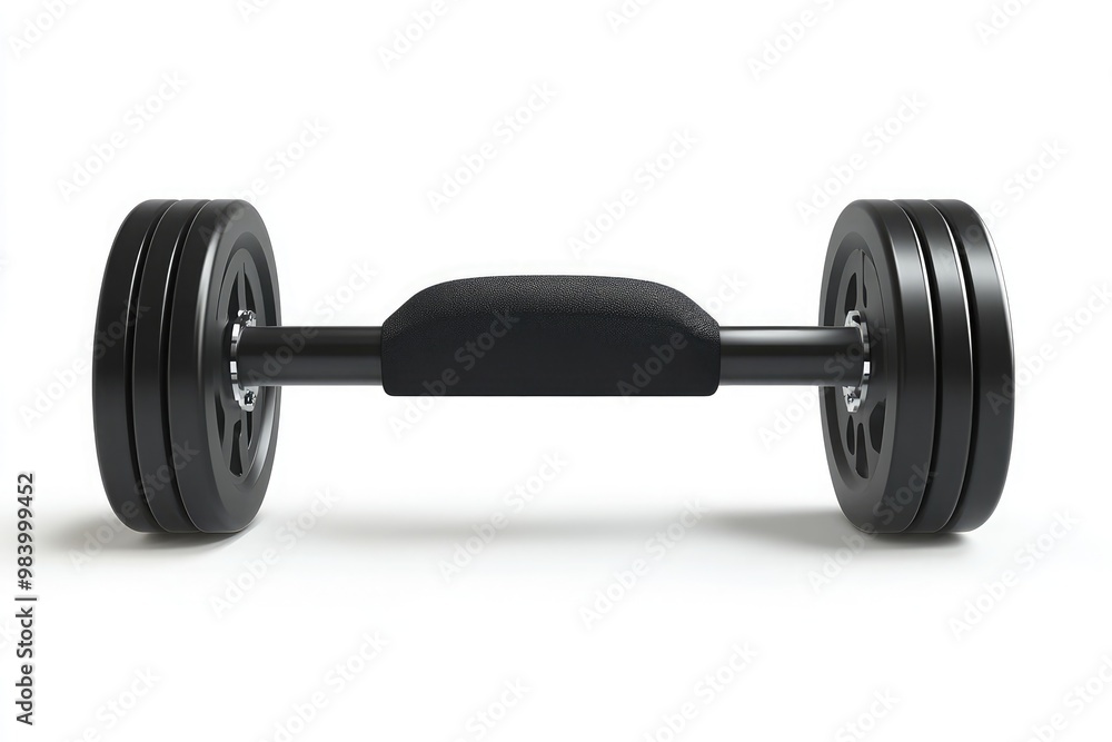 dumbbell isolated on white background dumbbell isolated on white background