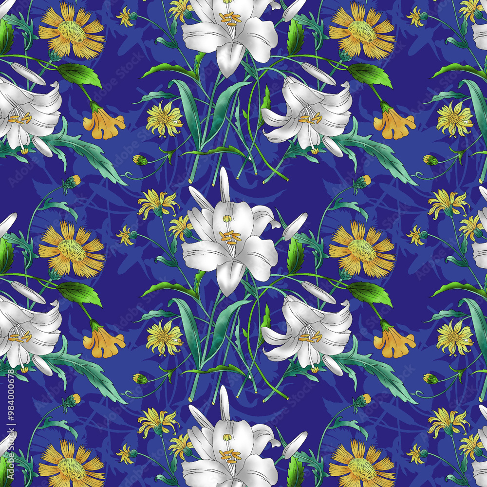 blue and white flowers blue and white flowers
