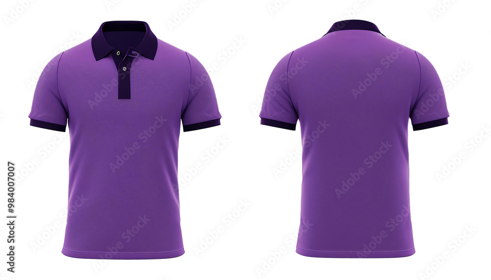 Purple Polo - Shirt Mockup for Product Design - T-shirt Template for Logo Placement and Branding - Template for Company Shirt and Work Clothing - Presentation Background for Corporate Identity Purple Polo - Shirt Mockup for Product Design - T-shirt Template for Logo Placement and Branding - Template for Company Shirt and Work Clothing - Presentation Background for Corporate Identity