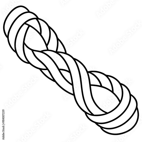 skein strong rope outline coloring book page line art drawing