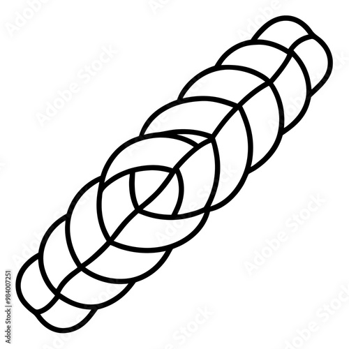 skein strong rope outline coloring book page line art drawing