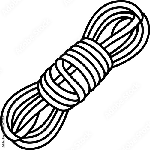 skein strong rope outline coloring book page line art drawing