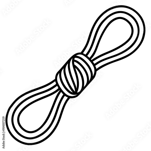 skein strong rope outline coloring book page line art drawing