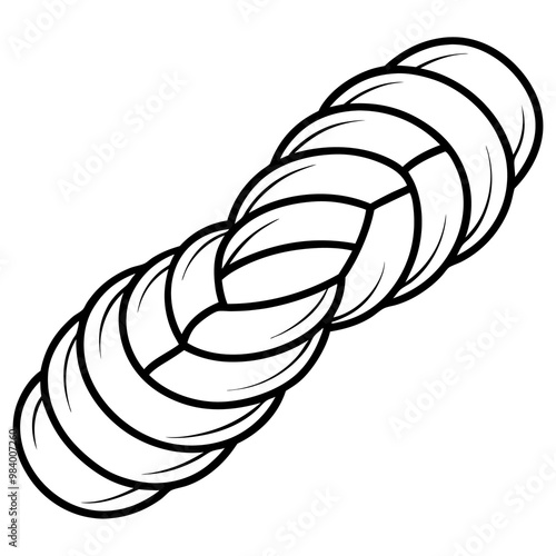 skein strong rope outline coloring book page line art drawing