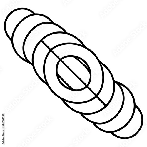 skein strong rope outline coloring book page line art drawing