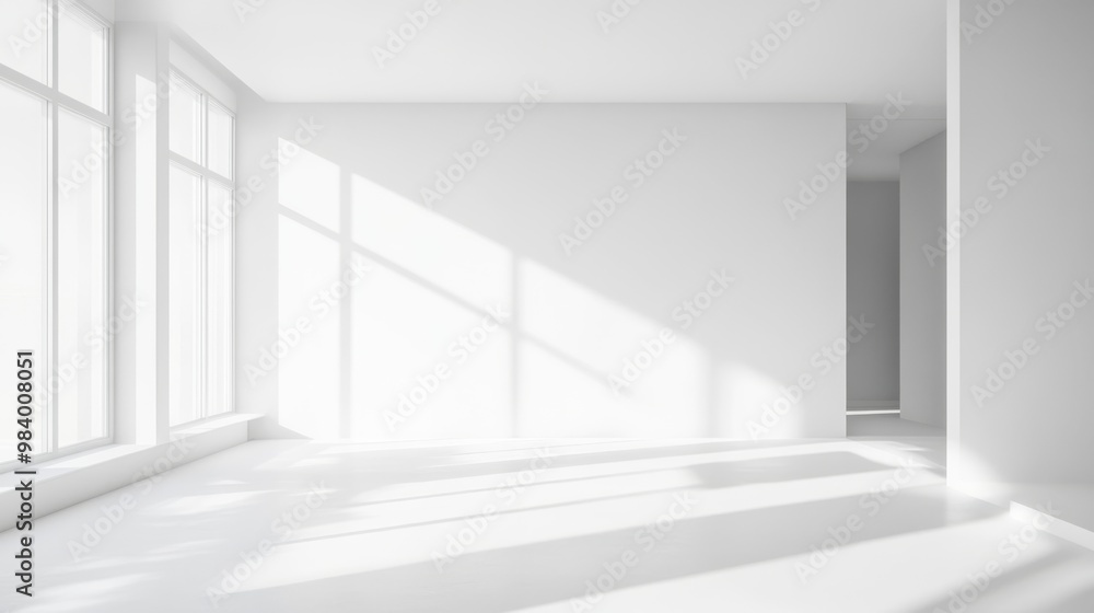 Bright minimalist white space with even tones, Bright minimalist white space with even tones,