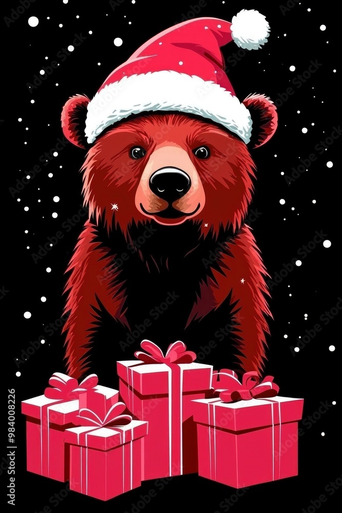 Christmas Bear with Presents Christmas Bear with Presents