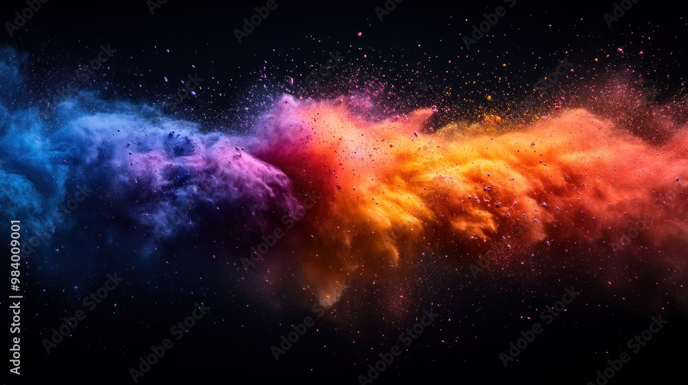 Fototapeta premium Cosmic Color Burst