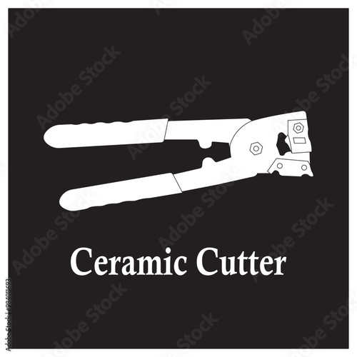 Ceramic cutter icon design