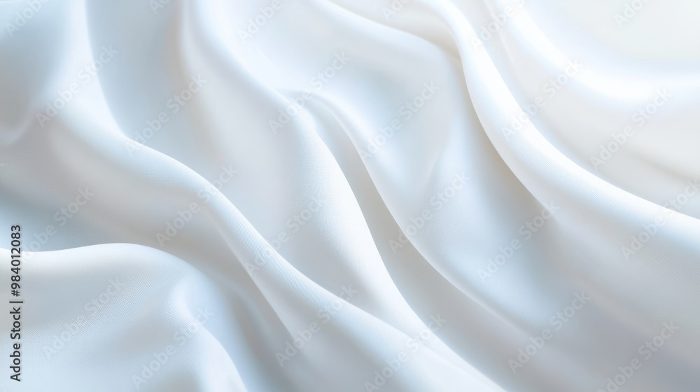 Obraz premium Clean white background with smooth gradient,