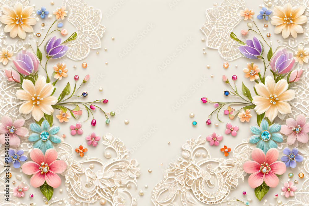 background with flowers background with flowers