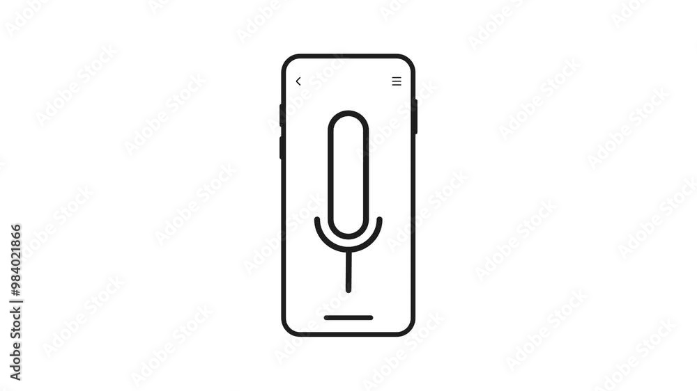 Animated Voice Record Icon for Audio Capture in smart phone transparent background 4K Animated Voice Record Icon for Audio Capture in smart phone transparent background 4K