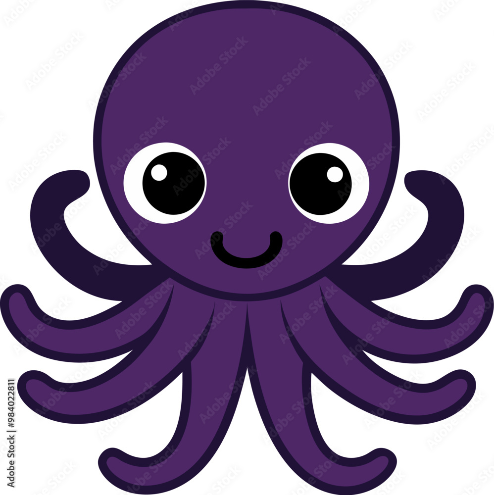 Octopus silhouette vector illustration design Octopus silhouette vector illustration design
