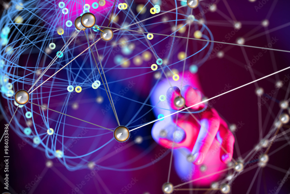 conference Digital Network and data concept 3d conference Digital Network and data concept 3d
