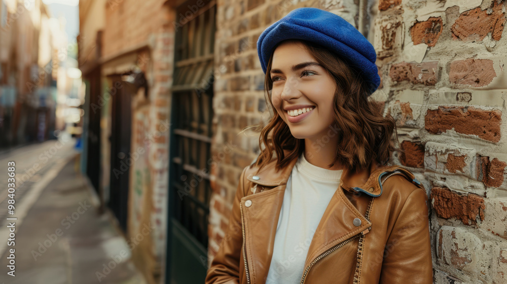 The Smiling Woman in Beret The Smiling Woman in Beret