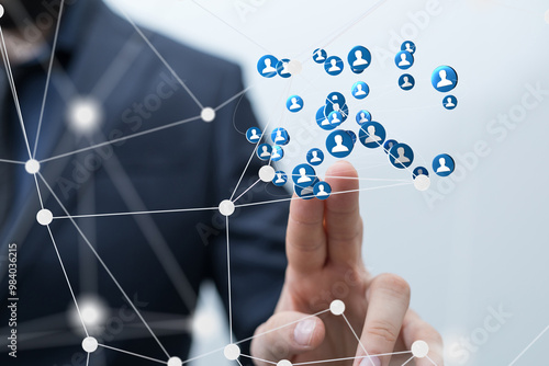 internet net and data digit...