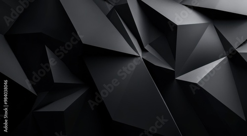 A black and white image of a jagged, angular design. The image is abstract and has a modern, minimalist feel to it