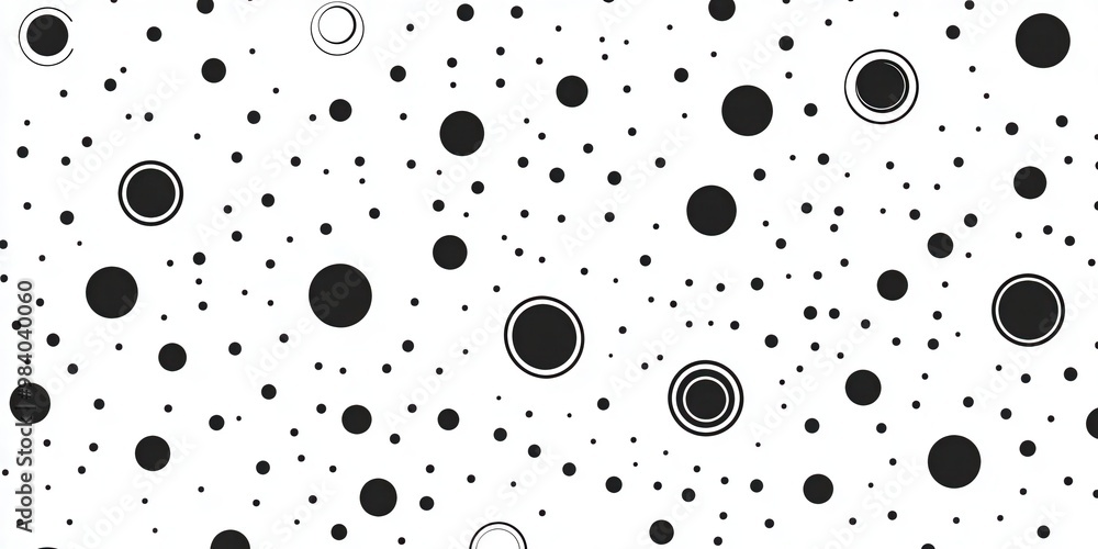 A black and white image of many small circles. The circles are of various sizes and are scattered across the image. The image has a somewhat chaotic and random appearance A black and white image of many small circles. The circles are of various sizes and are scattered across the image. The image has a somewhat chaotic and random appearance