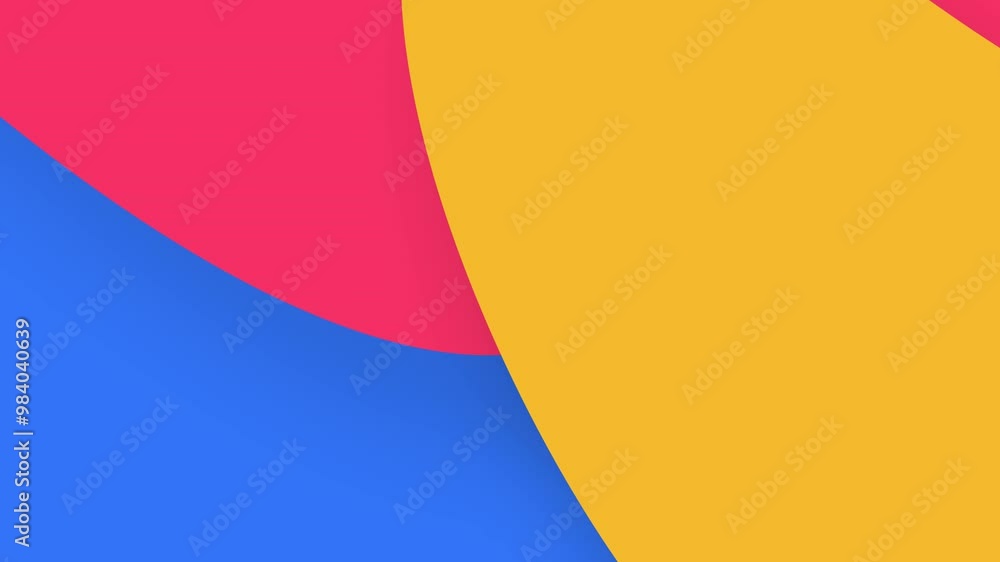 Looped animated abstract background with waves, simplicity and creativity Looped animated abstract background with waves, simplicity and creativity