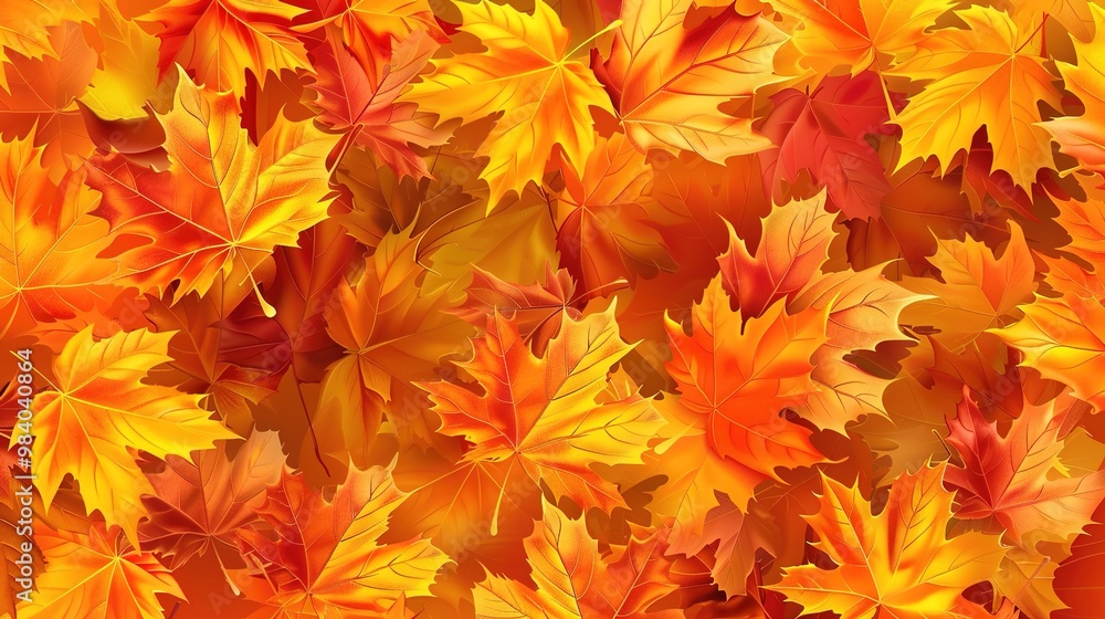 Autumn orange banner with blurred maple leaves, ideal for seasonal designs and fall projects. Autumn orange banner with blurred maple leaves, ideal for seasonal designs and fall projects.