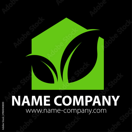 logo maison artisan jardinier paysagiste