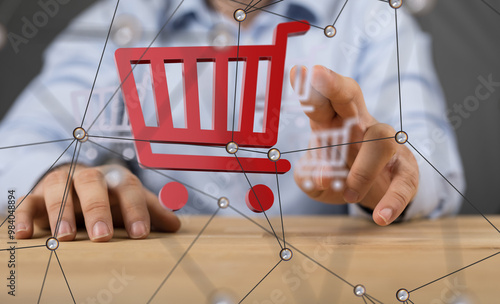 Shopping Cart Flat Design E...