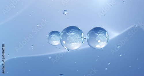 Magnesium chloride rotating molecular structure, 3d model of molecule, chlorides, looped video