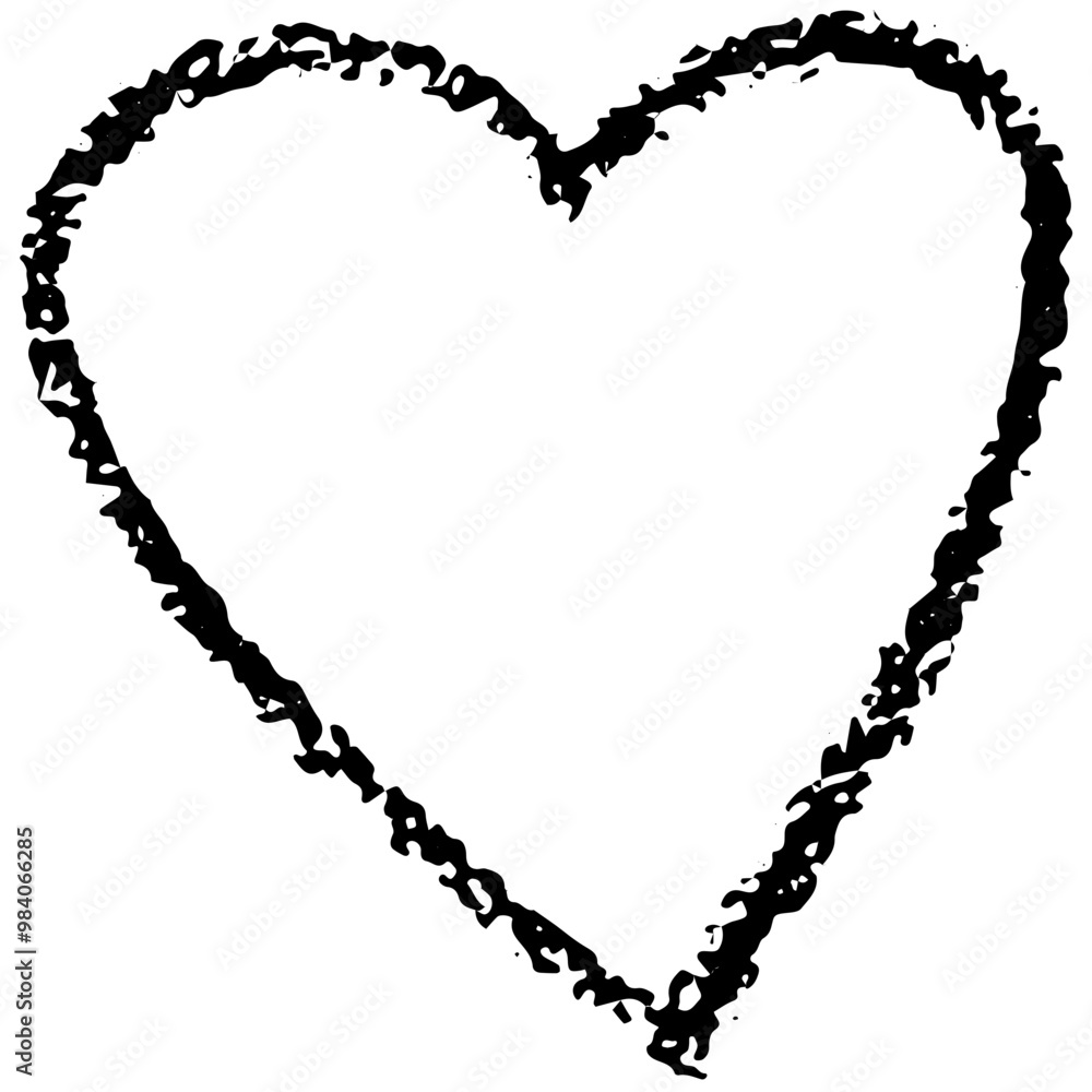 Hand drawn Valentines heart with chalk, crayon, lipstick grunge texture. Vector stoke illustration isolated on background for decoration template greeting card, invitation, banner, menu. Hand drawn Valentines heart with chalk, crayon, lipstick grunge texture. Vector stoke illustration isolated on background for decoration template greeting card, invitation, banner, menu.
