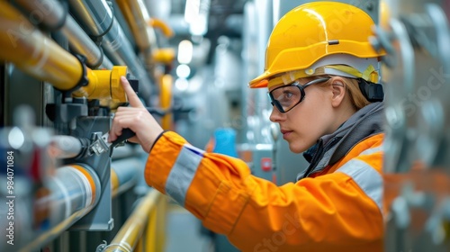 a person checking for proper ventilation in a confined space