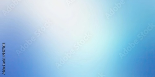 Bluured blue colorful gradient background with noise texture effects. Gradient mesh backdrop