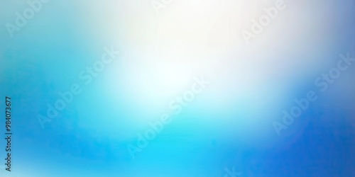 Bluured blue colorful gradient background with noise texture effects. Gradient mesh backdrop