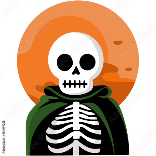 Spooky Halloween theme: eerie pumpkins, haunted houses, creepy ghosts, and dark, moonlit skies. Perfect for seasonal designs, invitations, and festive promotions.