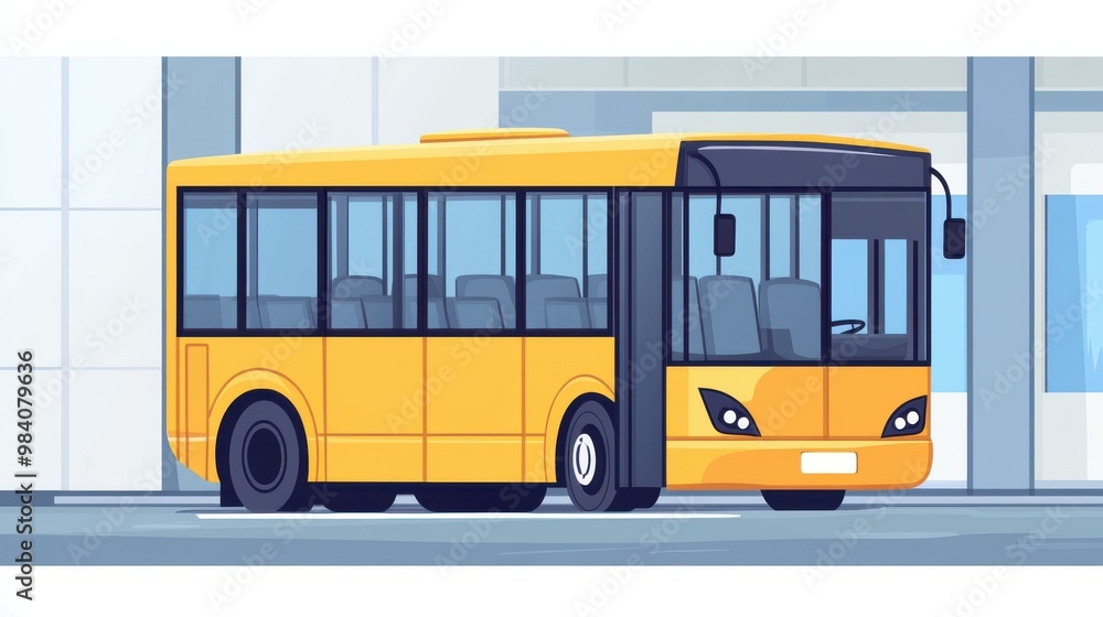 Experience the vibrant journey of a cheerful yellow bus as it brings joy to the townsfolk in stunning animation. Experience the vibrant journey of a cheerful yellow bus as it brings joy to the townsfolk in stunning animation.