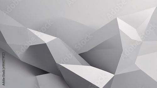 Fototapeta Naklejka Na Ścianę i Meble -  abstract polygonal background in grey colors