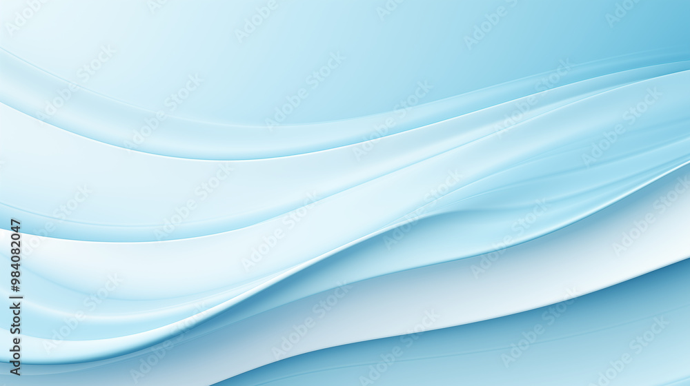 Abstract light blue wave curve business background Abstract light blue wave curve business background