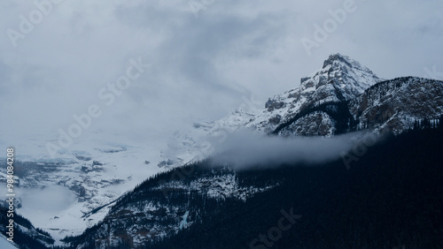 Wallpaper Mural snow covered mountains Torontodigital.ca