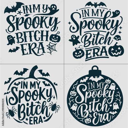 In My Spooky Bitch Era SVG, In My Spooky Bitch Era Svg, Halloween Svg , Halloween Png, Spooky Vibes, Halloween Vibes, Spooky Bitch