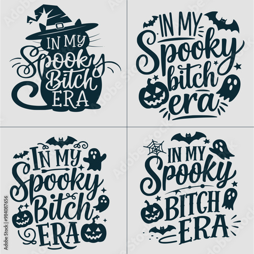 In My Spooky Bitch Era SVG, In My Spooky Bitch Era Svg, Halloween Svg , Halloween Png, Spooky Vibes, Halloween Vibes, Spooky Bitch