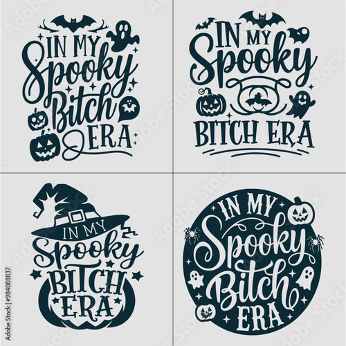 In My Spooky Bitch Era SVG, In My Spooky Bitch Era Svg, Halloween Svg , Halloween Png, Spooky Vibes, Halloween Vibes, Spooky Bitch