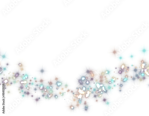 Christmas color luxury glitter background, colored stars.