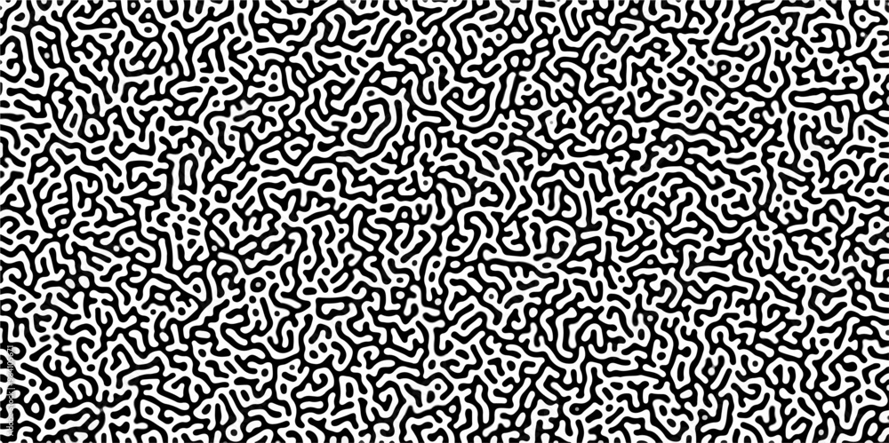 Abstract truing organic wallpaper Turing reaction diffusion monochrome seamless pattern .Monochrome Turing reaction background .Natural seamless line pattern. Linear design with biological shapes Abstract truing organic wallpaper Turing reaction diffusion monochrome seamless pattern .Monochrome Turing reaction background .Natural seamless line pattern. Linear design with biological shapes