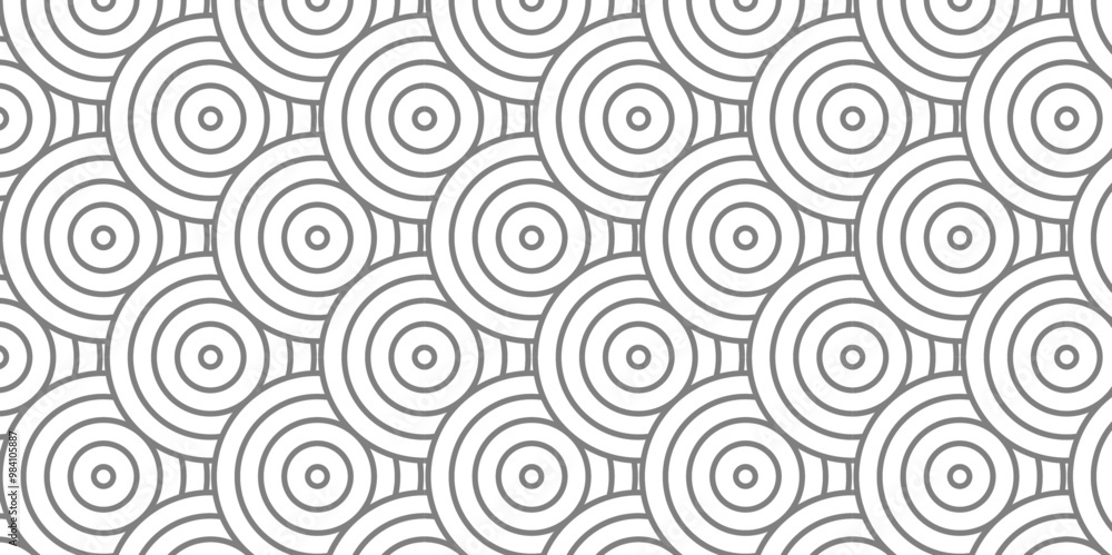 Abstract seamless white pattern with circles fabric curl overlapping fabric simple geometric overlapping texture. Vector modern overlap stylish texture. Repeating geometric tiles. Abstract seamless white pattern with circles fabric curl overlapping fabric simple geometric overlapping texture. Vector modern overlap stylish texture. Repeating geometric tiles.