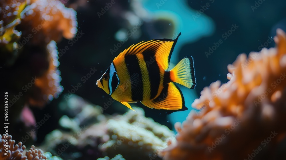 Obraz premium fish in aquarium