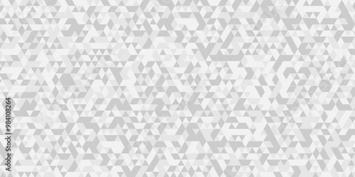 Surface creative diamond pattern gray low Polygon Mosaic triangle business texture background. white and gray geometric diamond low poly graphic repeat pattern triangle facets design.
