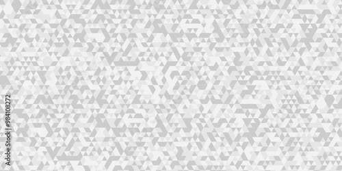 Surface creative diamond pattern gray low Polygon Mosaic triangle business texture background. white and gray geometric diamond low poly graphic repeat pattern triangle facets design.