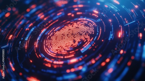 State-of-the-art fingerprint recognition technology safeguarding sensitive information in digital payment platforms banner