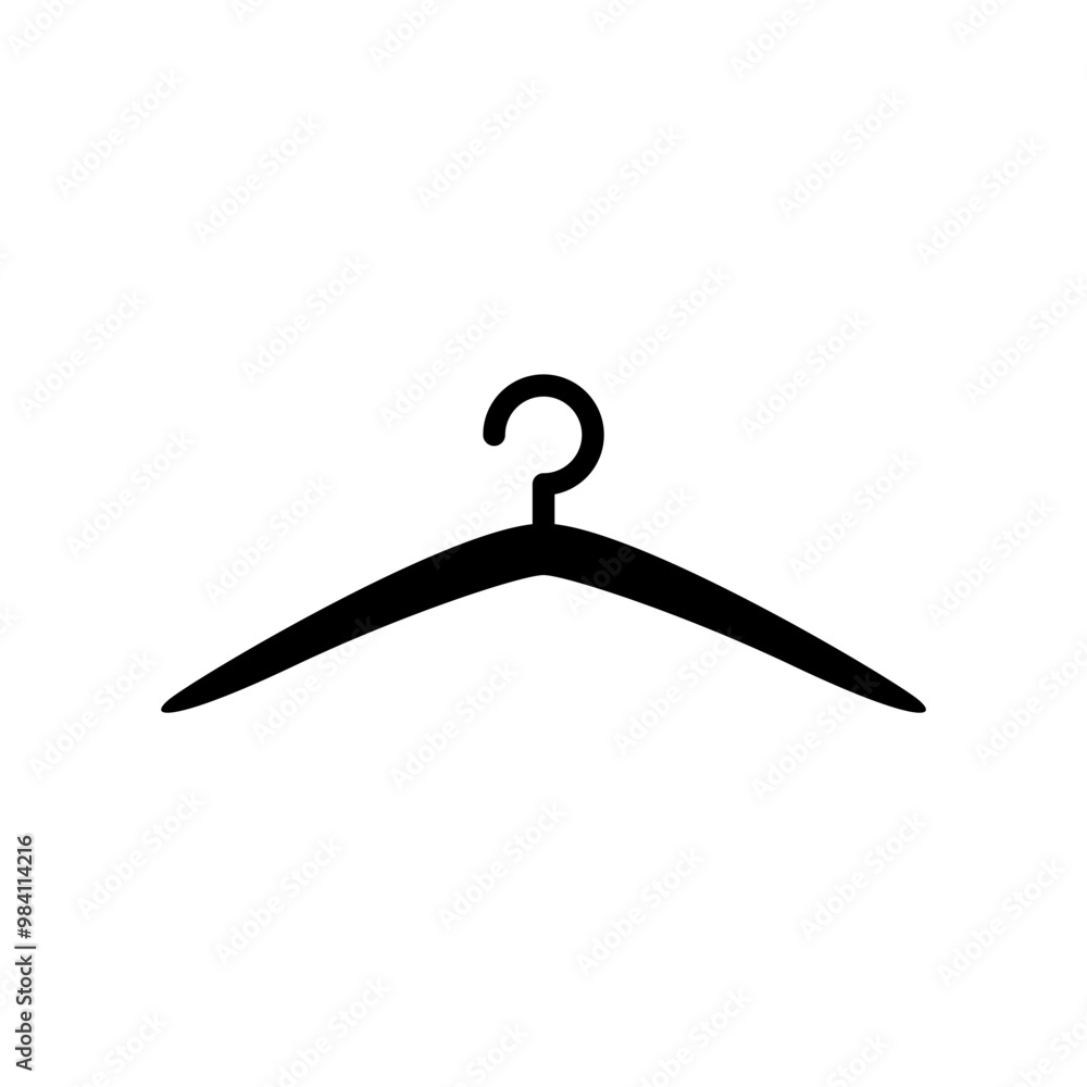 Hanger icon design. Clothes rack symbol. Hanger icon design. Clothes rack symbol.
